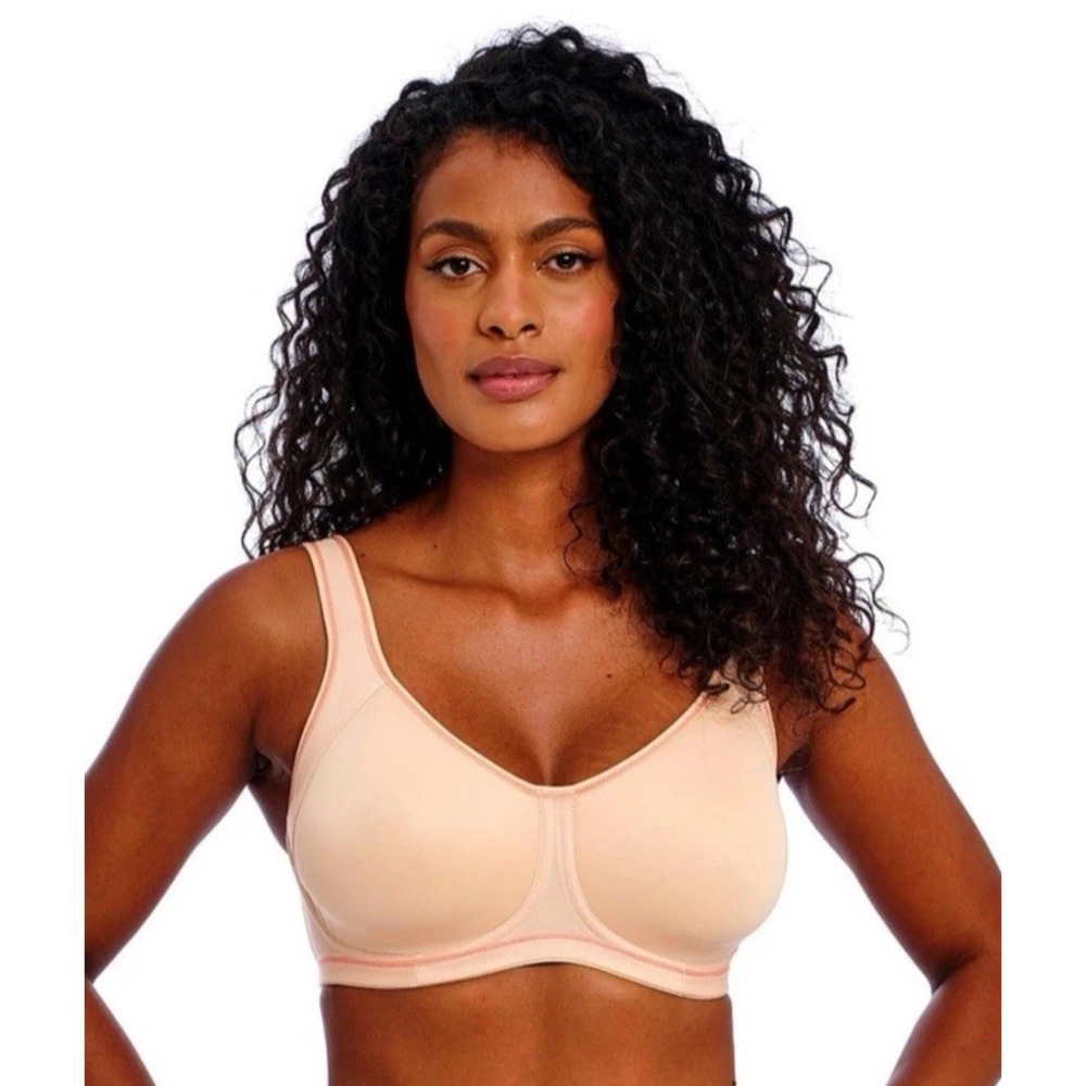 NWT Freya Sonic Underwire Moulded Sports Sz 38B Bra Nude High Support